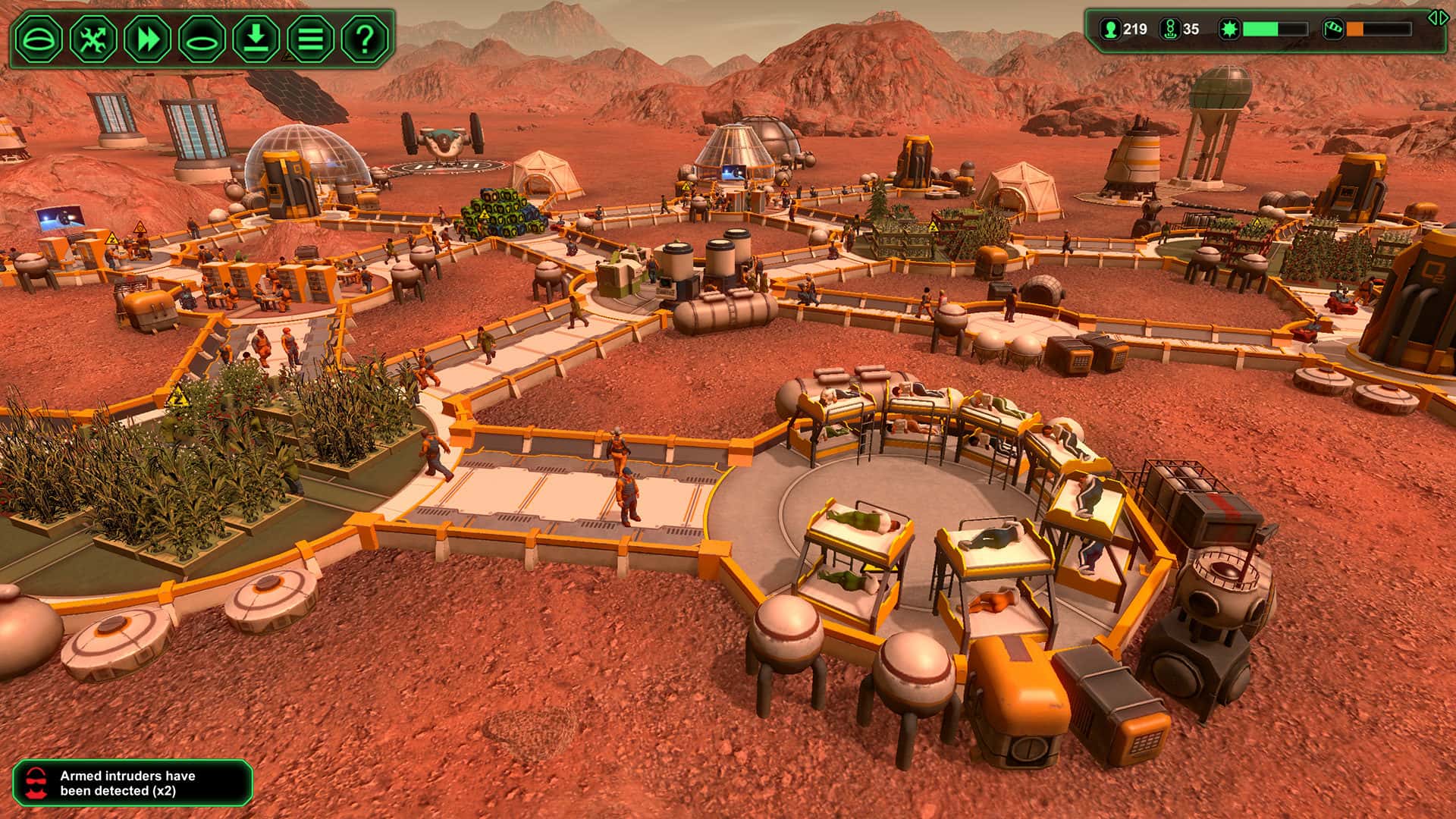 #7. Planetbase (GOG) By: Madruga Works