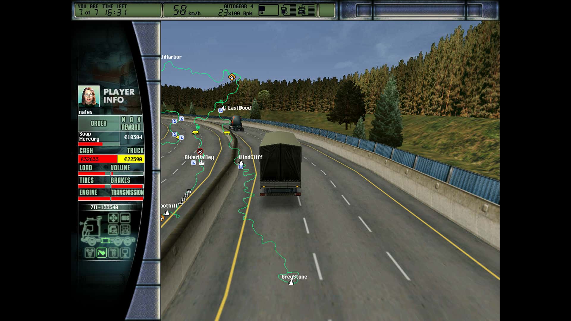 #6. Hard Truck 2: King of the Road (GOG) De: Fulqrum Publishing