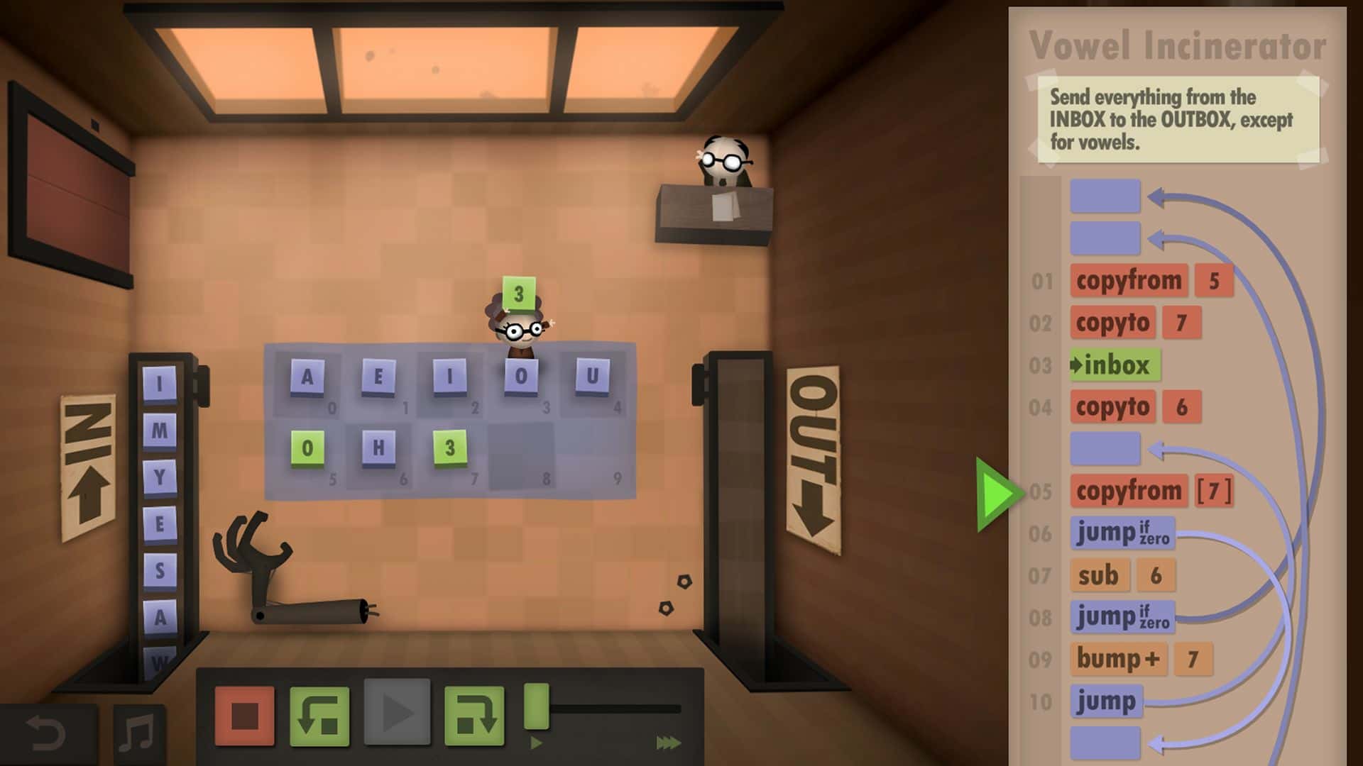 #6. Human Resource Machine (GOG) 由: Tomorrow Corporation