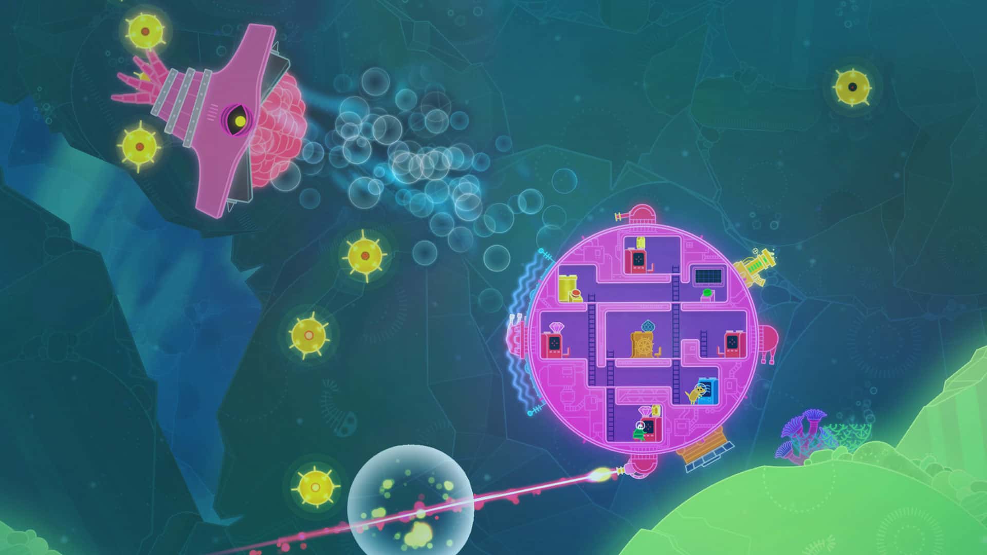 #6. Lovers in a Dangerous Spacetime (GOG) 由: Asteroid Base