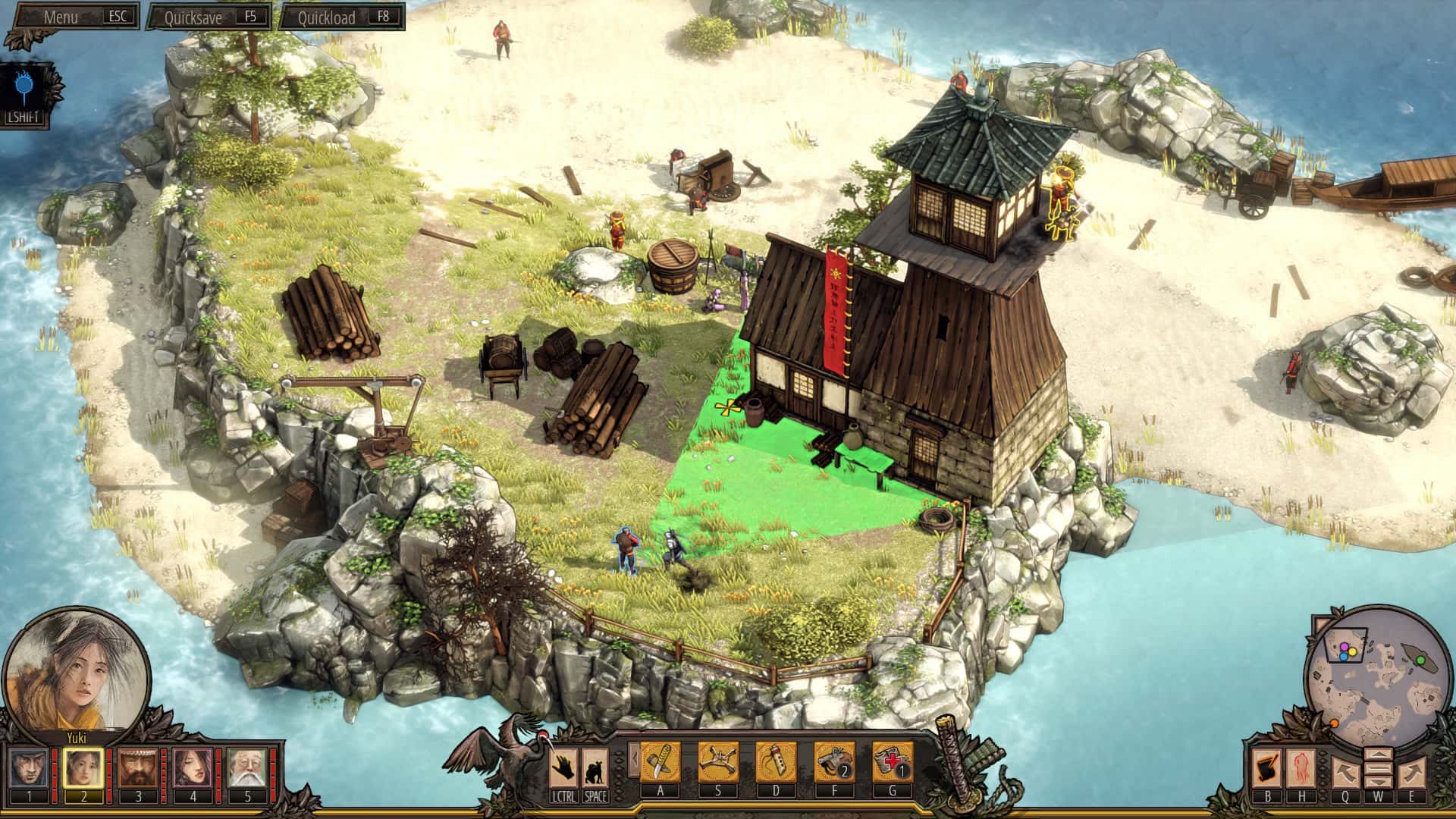 #2. Shadow Tactics: Blades of the Shogun - Aiko's Choice (GOG) 由: Daedalic Entertainment