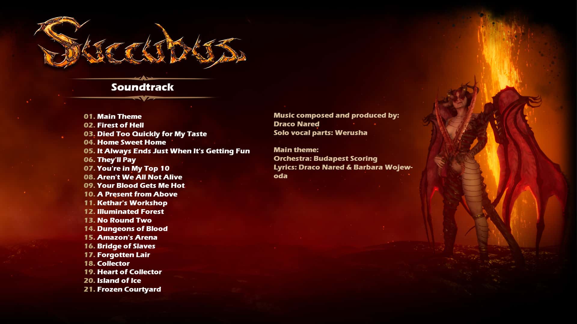 Succubus - Soundtrack (GOG) โดย: Madmind Studio