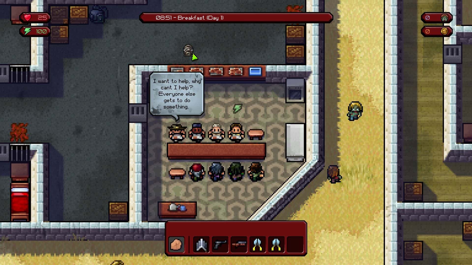 #5. The Escapists: The Walking Dead (GOG) By: Team17 Digital LTD.