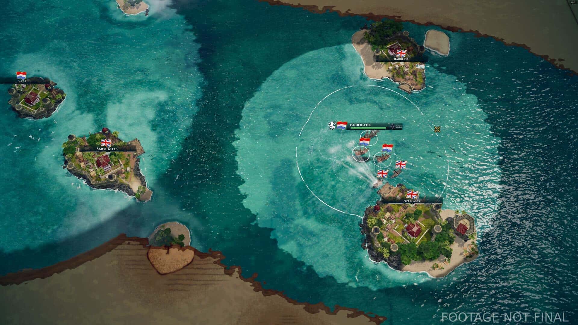 #3. Corsairs - Battle of the Caribbean (GOG) โดย: Microids