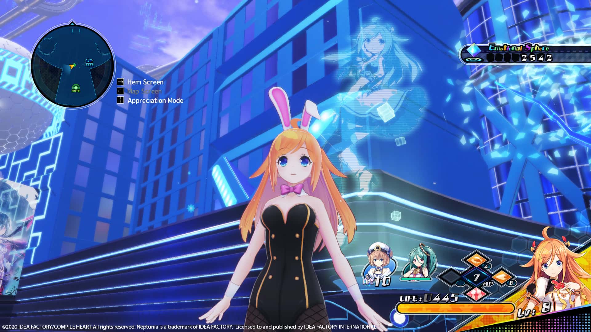#3. Neptunia Virtual Stars - Bunny Outfit: V-Idol Set (GOG) By: Idea Factory International