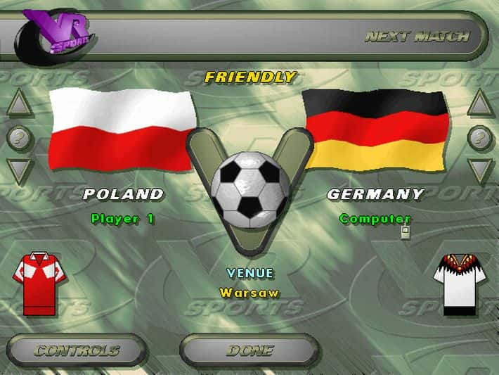 #7. VR Soccer '96 (GOG) By: Interplay