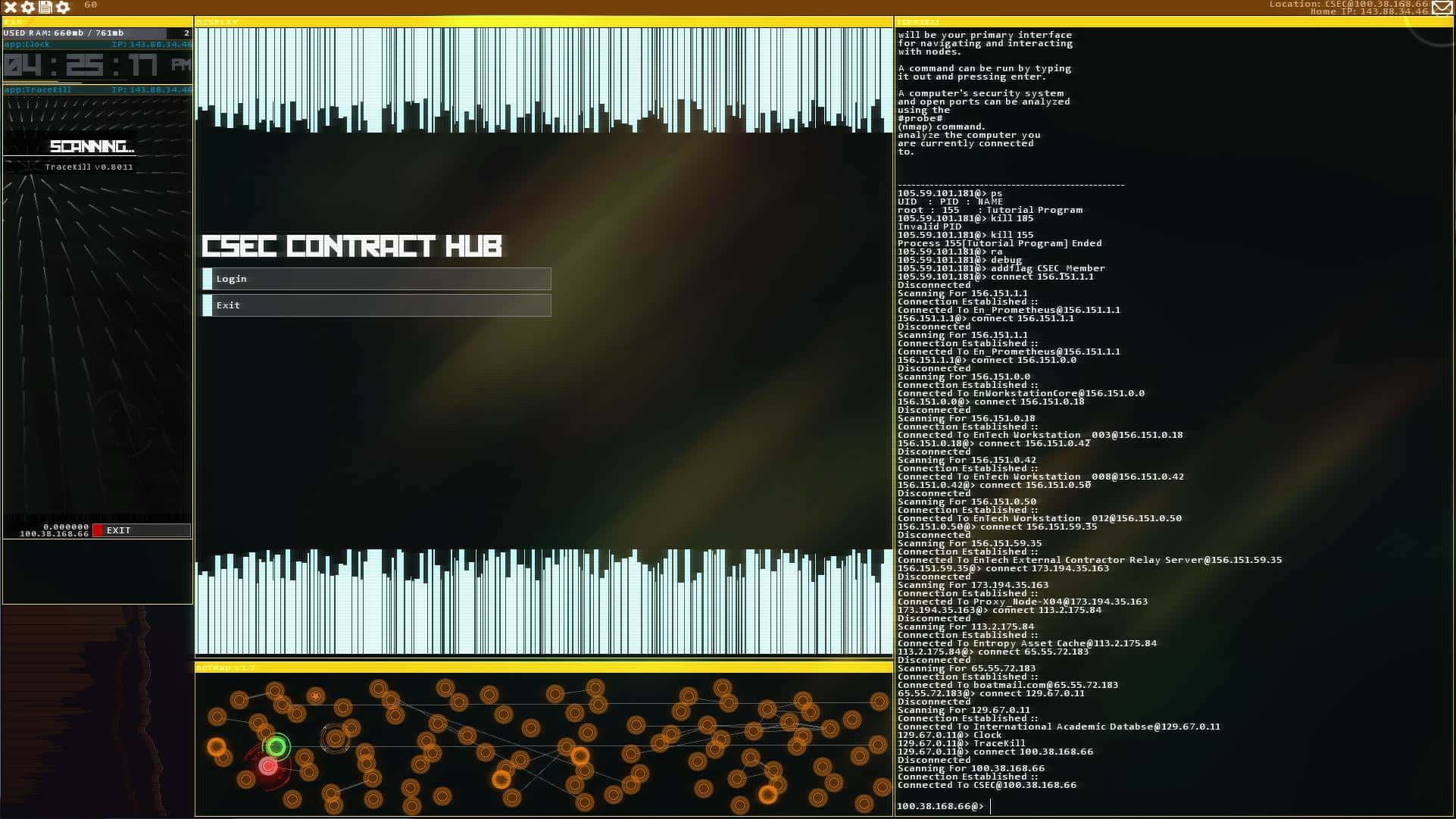 #6. Hacknet Ultimate Edition (GOG) โดย: Fellow Traveller