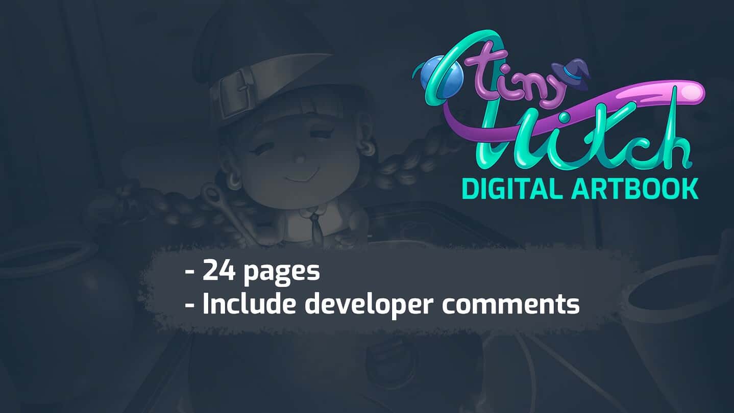 Tiny Witch - Digital Artbook (GOG) โดย: Creative Hand