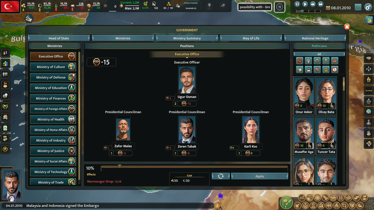 Realpolitiks 3: Earth and Beyond screenshot screenshot 2