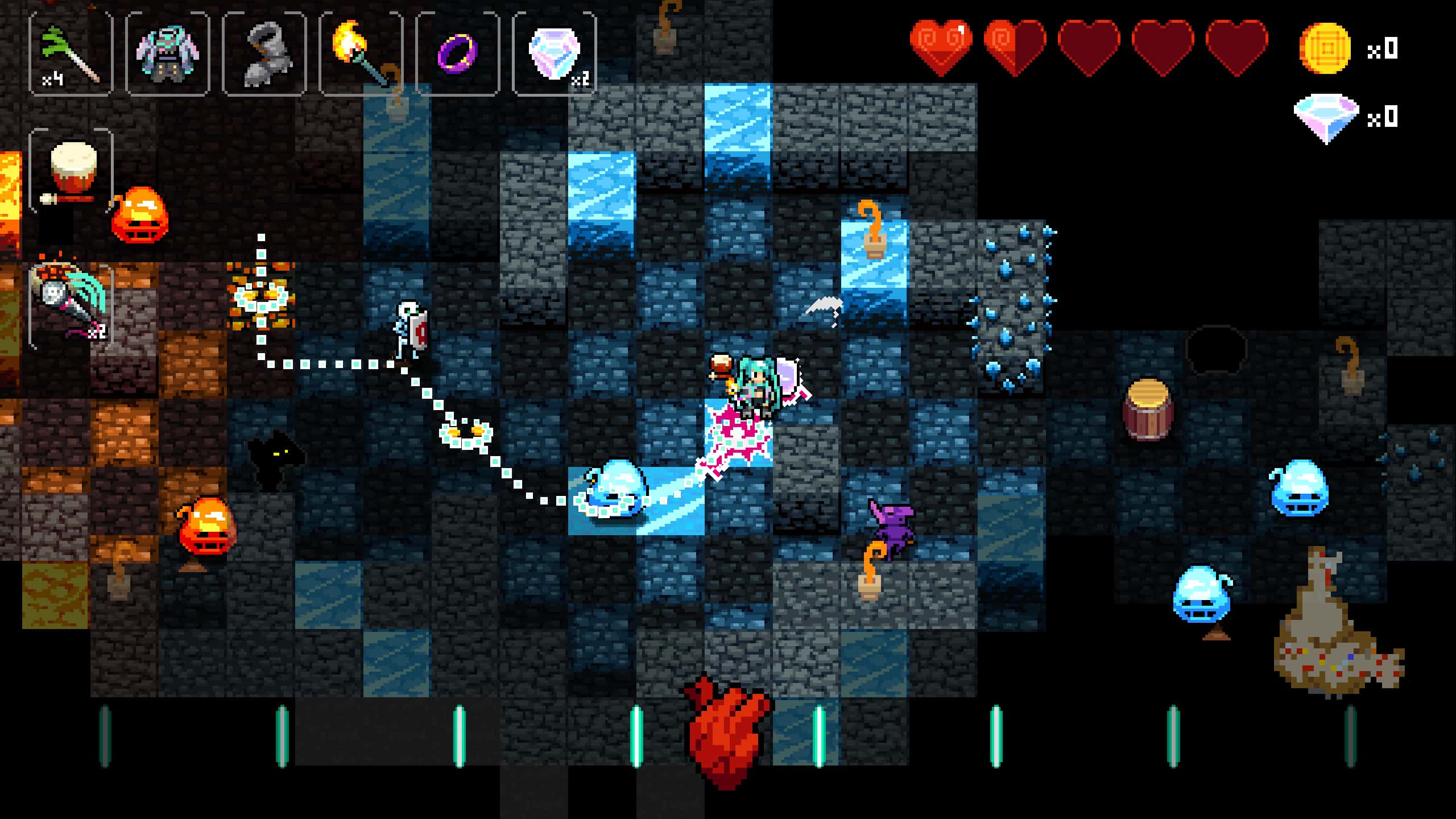 #2. Crypt of the NecroDancer: Hatsune Miku Character DLC (GOG) โดย: Brace Yourself Games