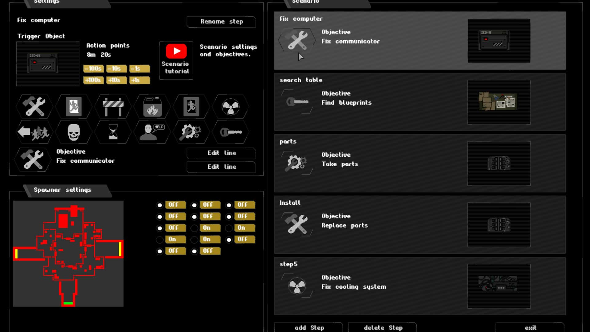 #3. Chromosome Evil - Map Editor (GOG) โดย: S.C. 16 BIT NIGHTS S.R.L.