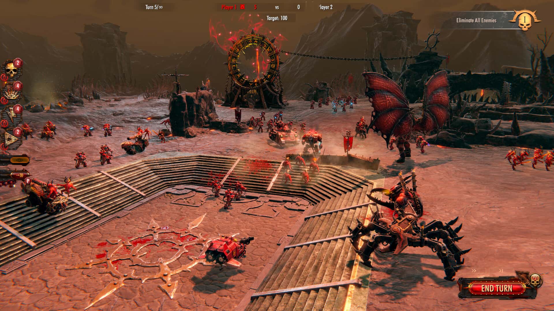 #3. Warhammer 40,000: Battlesector - Daemons of Khorne (GOG) โดย: Slitherine Ltd.