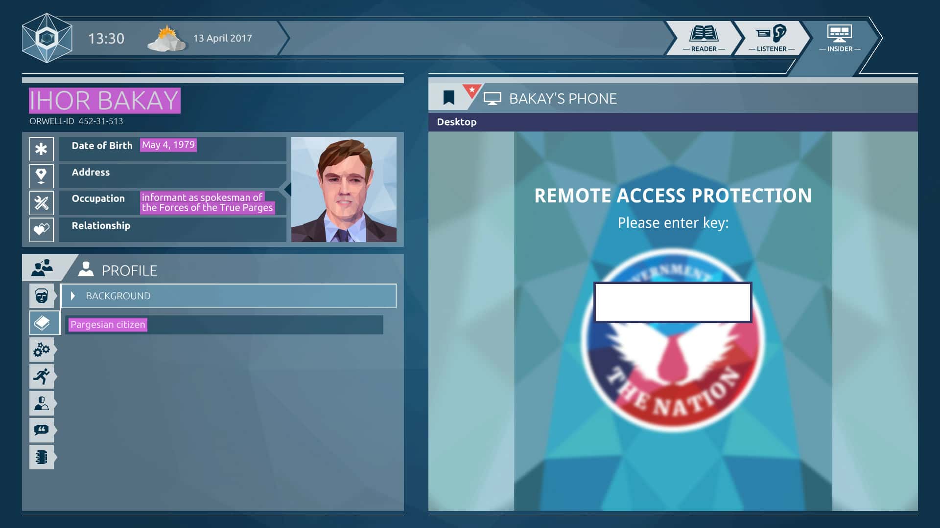 #1. Orwell: Ignorance is Strength (GOG) 由: Daedalic Entertainment