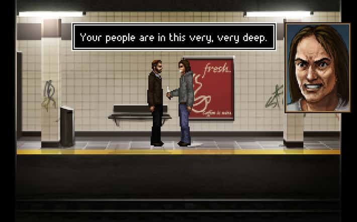 #4. The Shivah (GOG) 由: Wadjet Eye Games