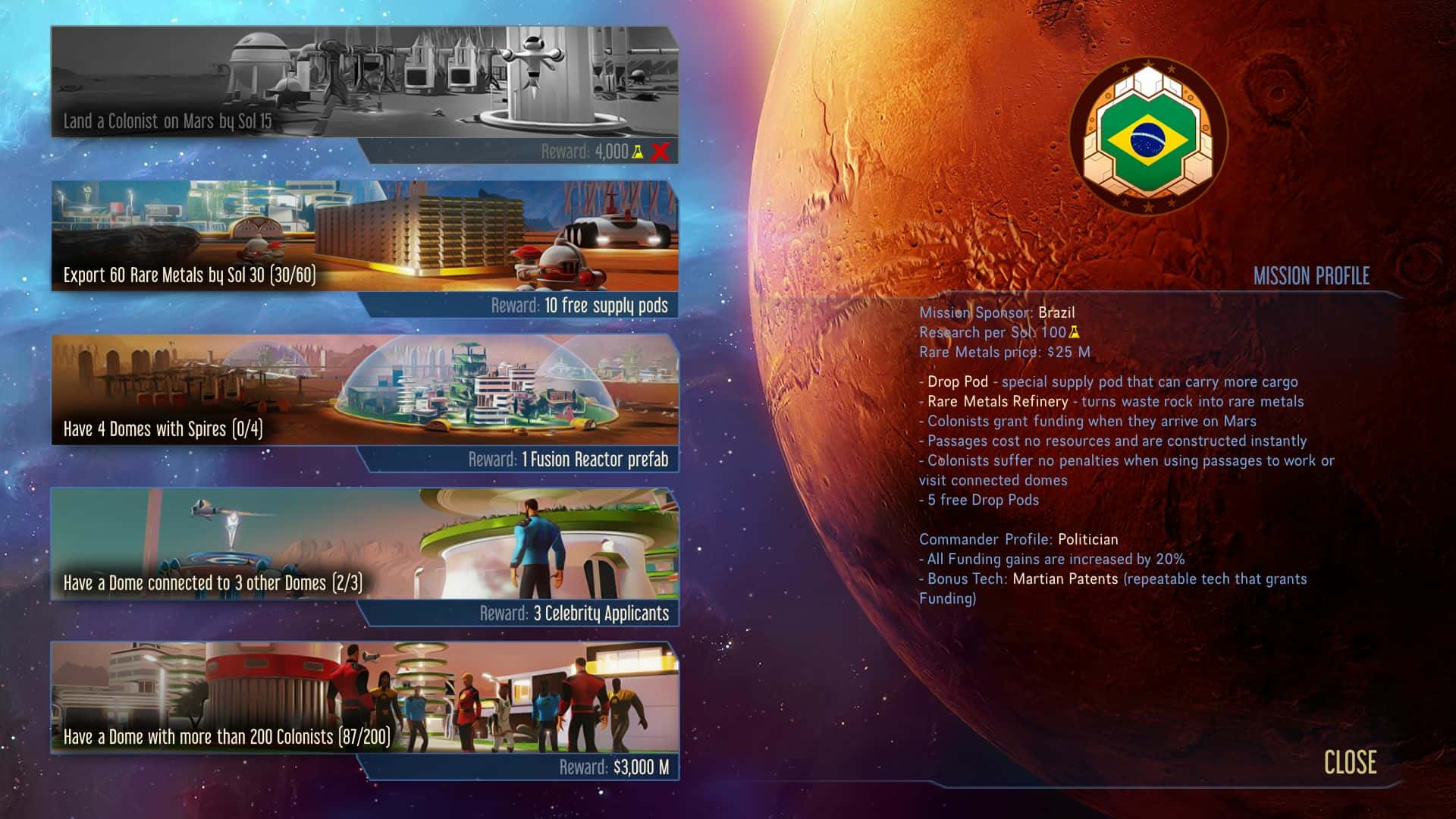 #4. Surviving Mars - Space Race (GOG) By: Paradox Interactive