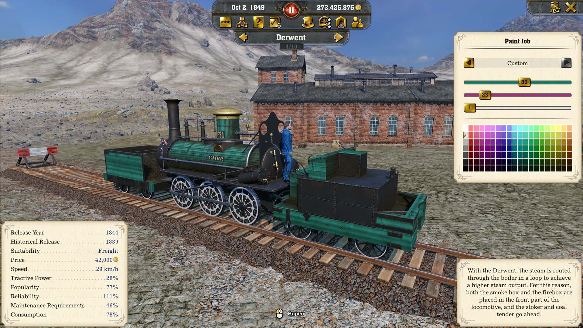 #4. Railway Empire 2 (GOG) di: Kalypso Media