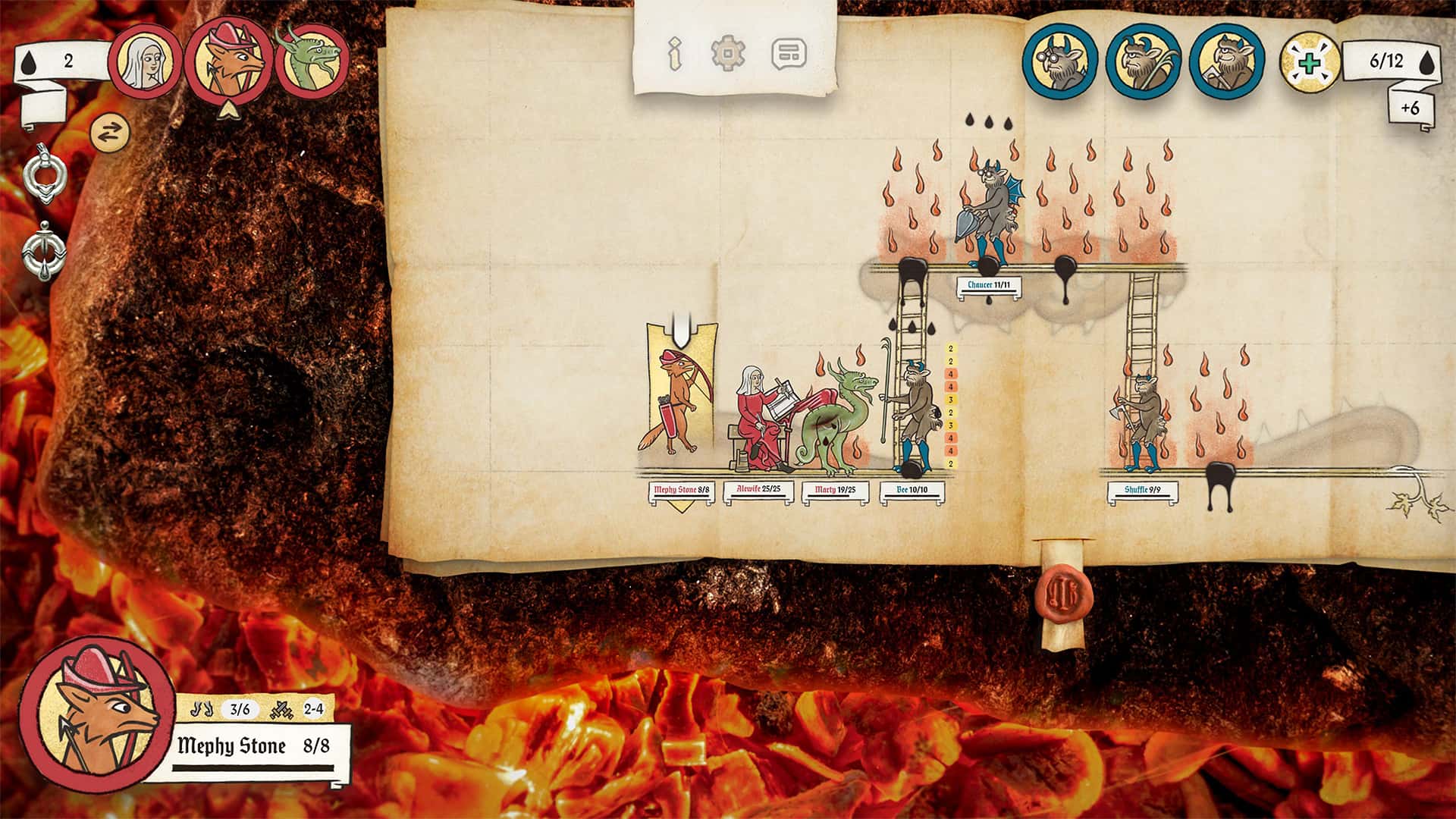 #4. Inkulinati (GOG) Bởi: Daedalic Entertainment