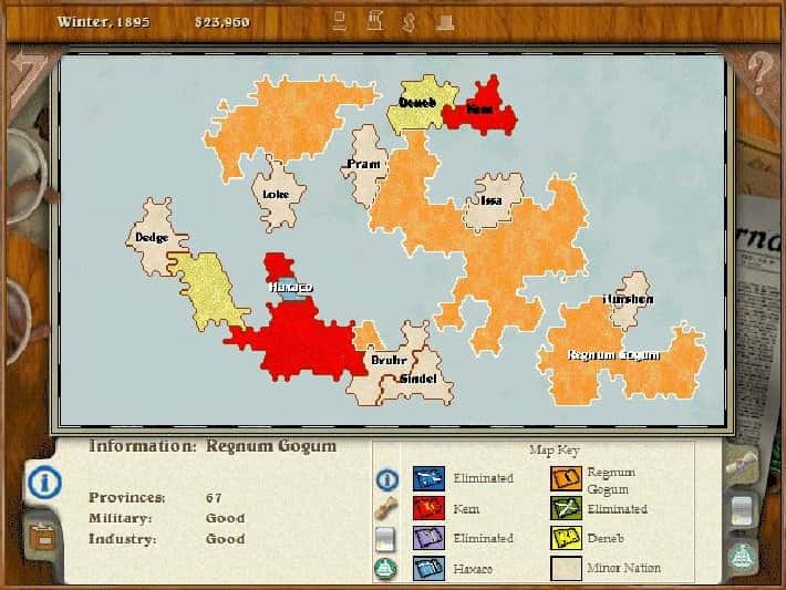 #7. Imperialism (GOG) 由: Ubisoft