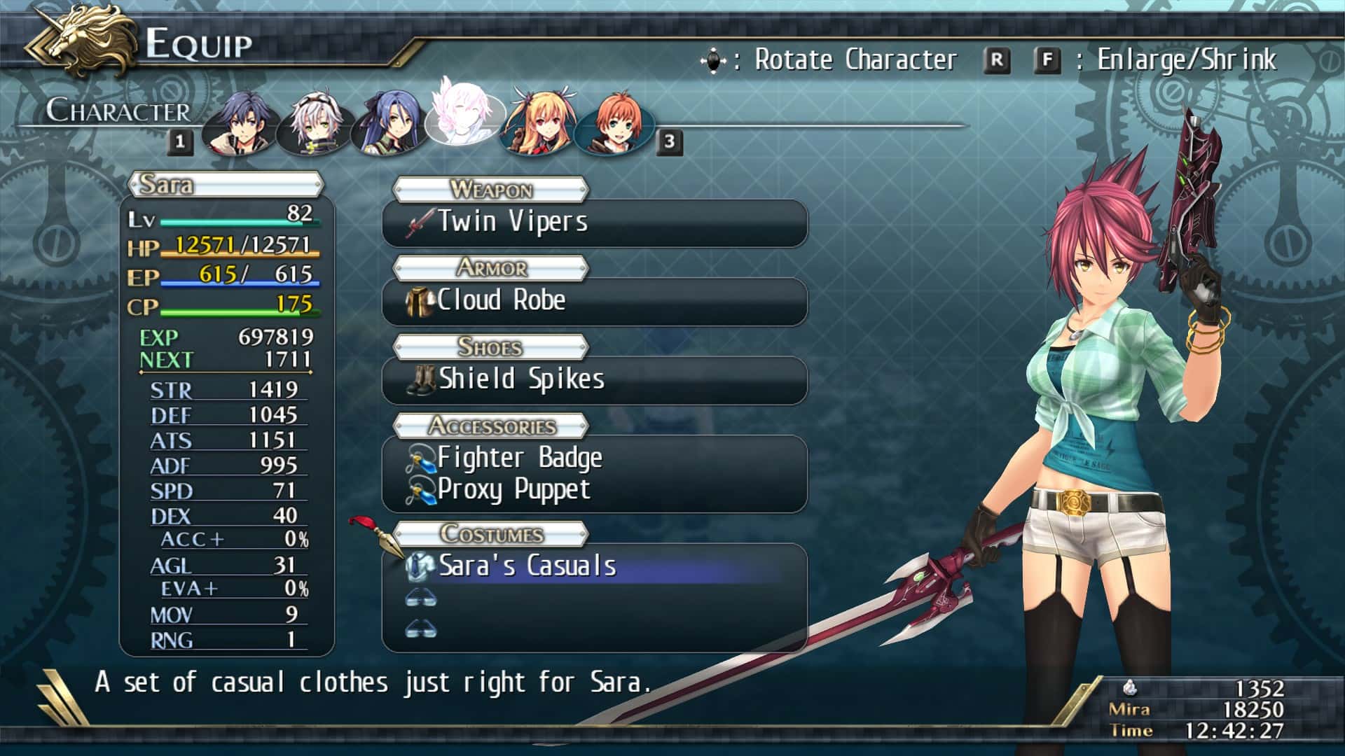 #5. The Legend of Heroes: Trails of Cold Steel II - All Casual Clothes (GOG) De: XSEED Games