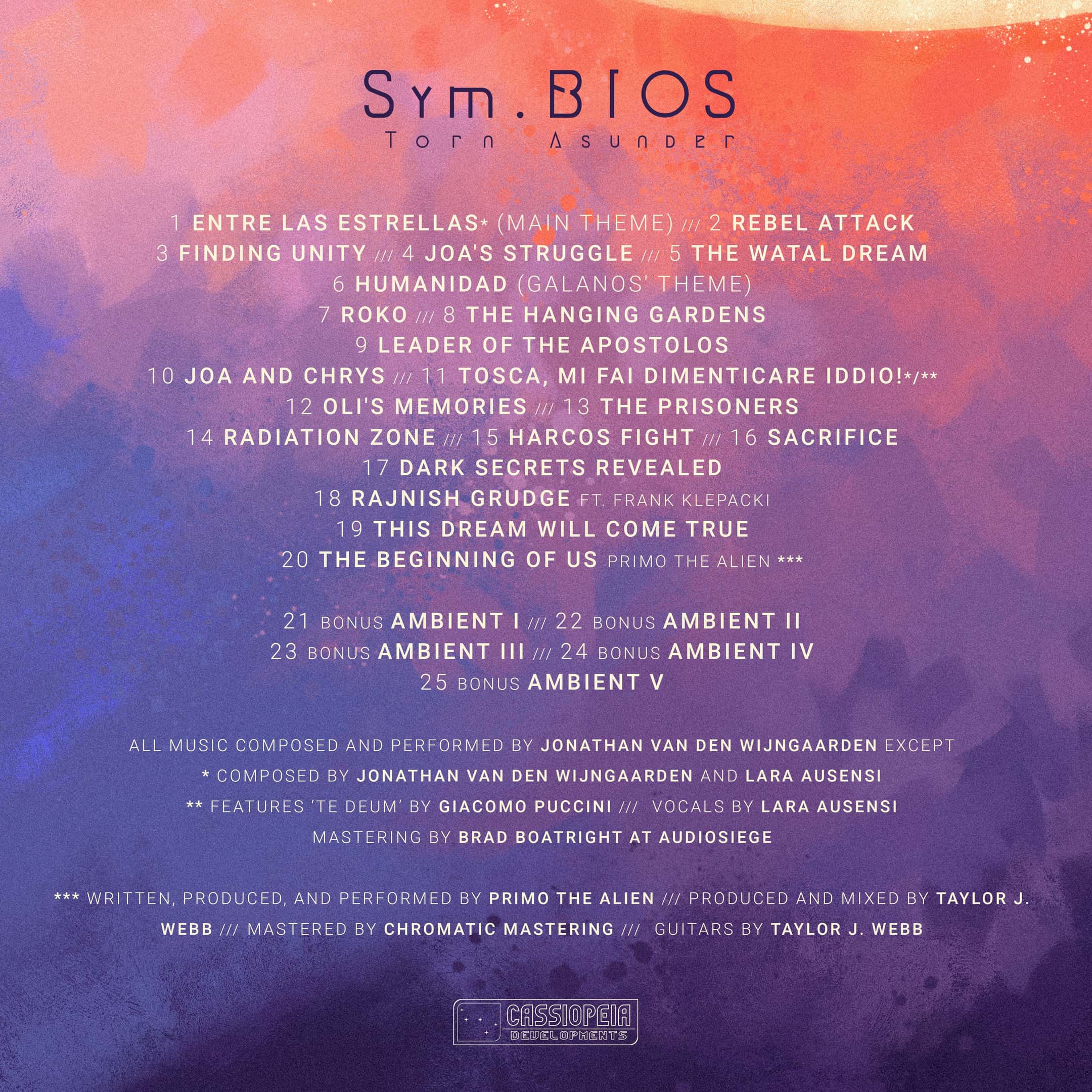 #1. Sym.BIOS: Torn Asunder Soundtrack (GOG) Podle: Cassiopeia Developments