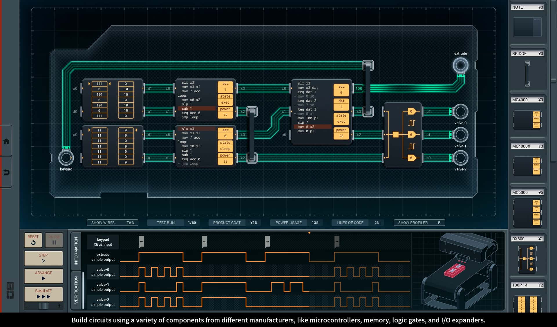 #1. SHENZHEN I/O (GOG) 由: Zachtronics