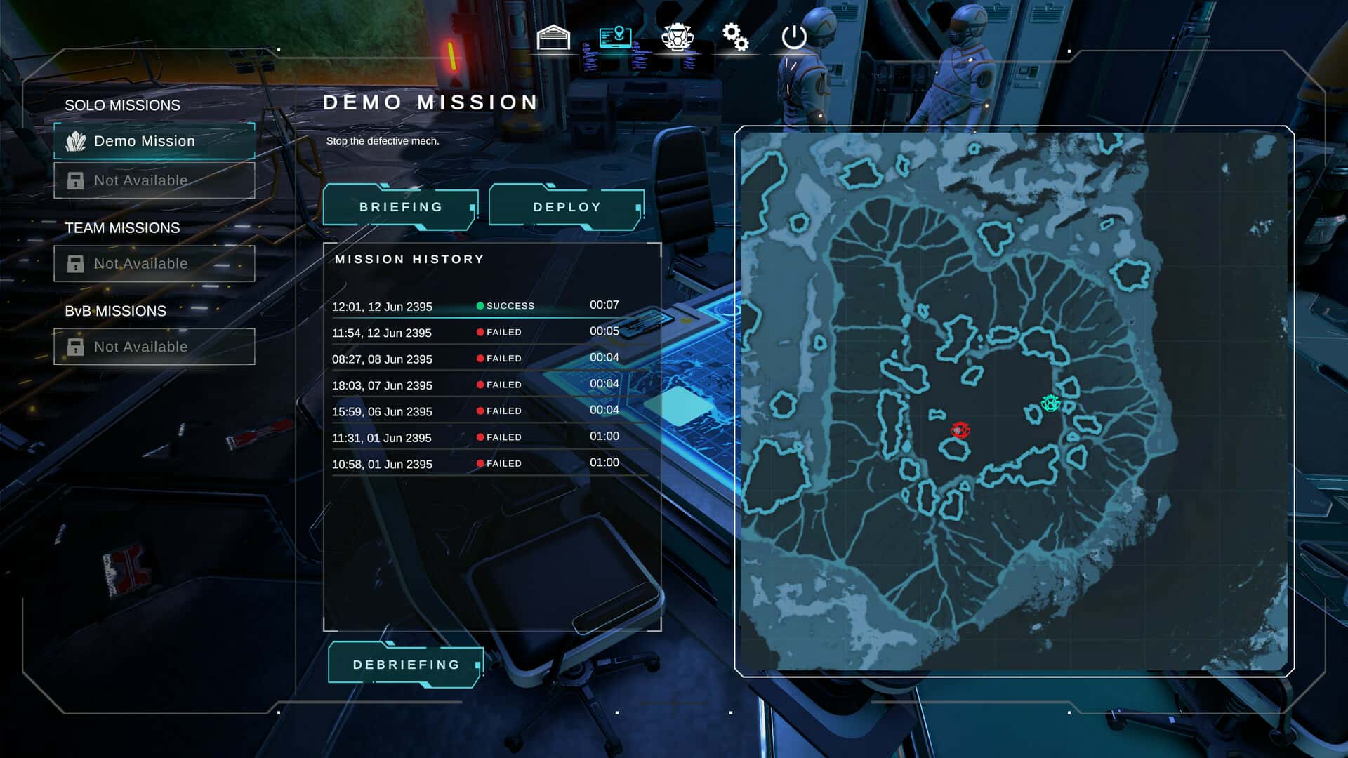 #4. Typhon: Bot vs Bot Demo (GOG) โดย: Brightshade Games