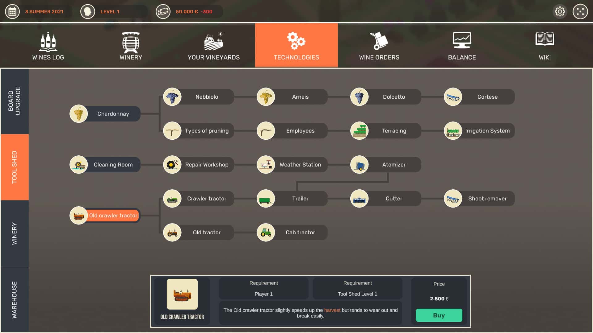 #3. Hundred Days - Winemaking Simulator (GOG) Podle: Broken Arms Games