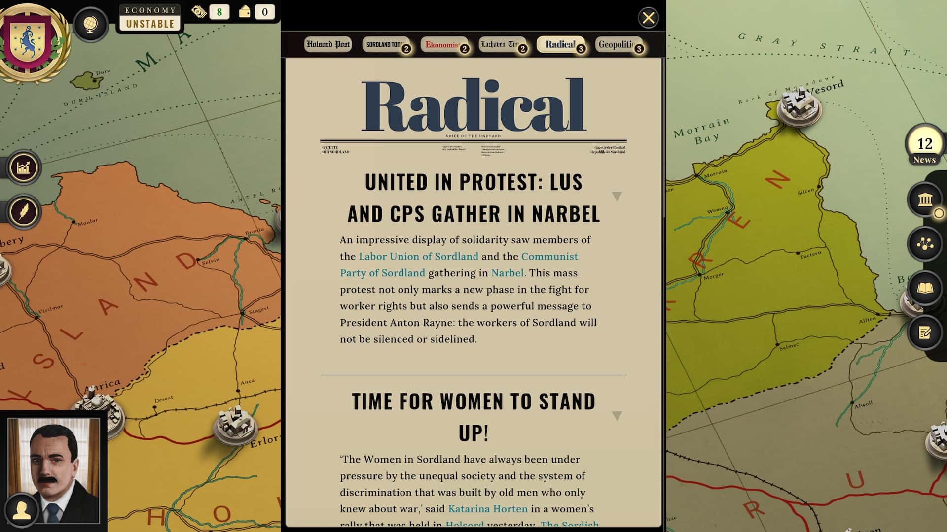 #5. Suzerain (GOG) 由: Torpor Games