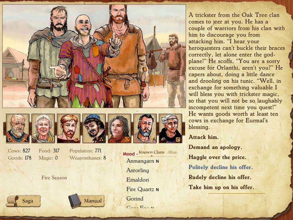 #8. King of Dragon Pass (GOG) โดย: HeroCraft
