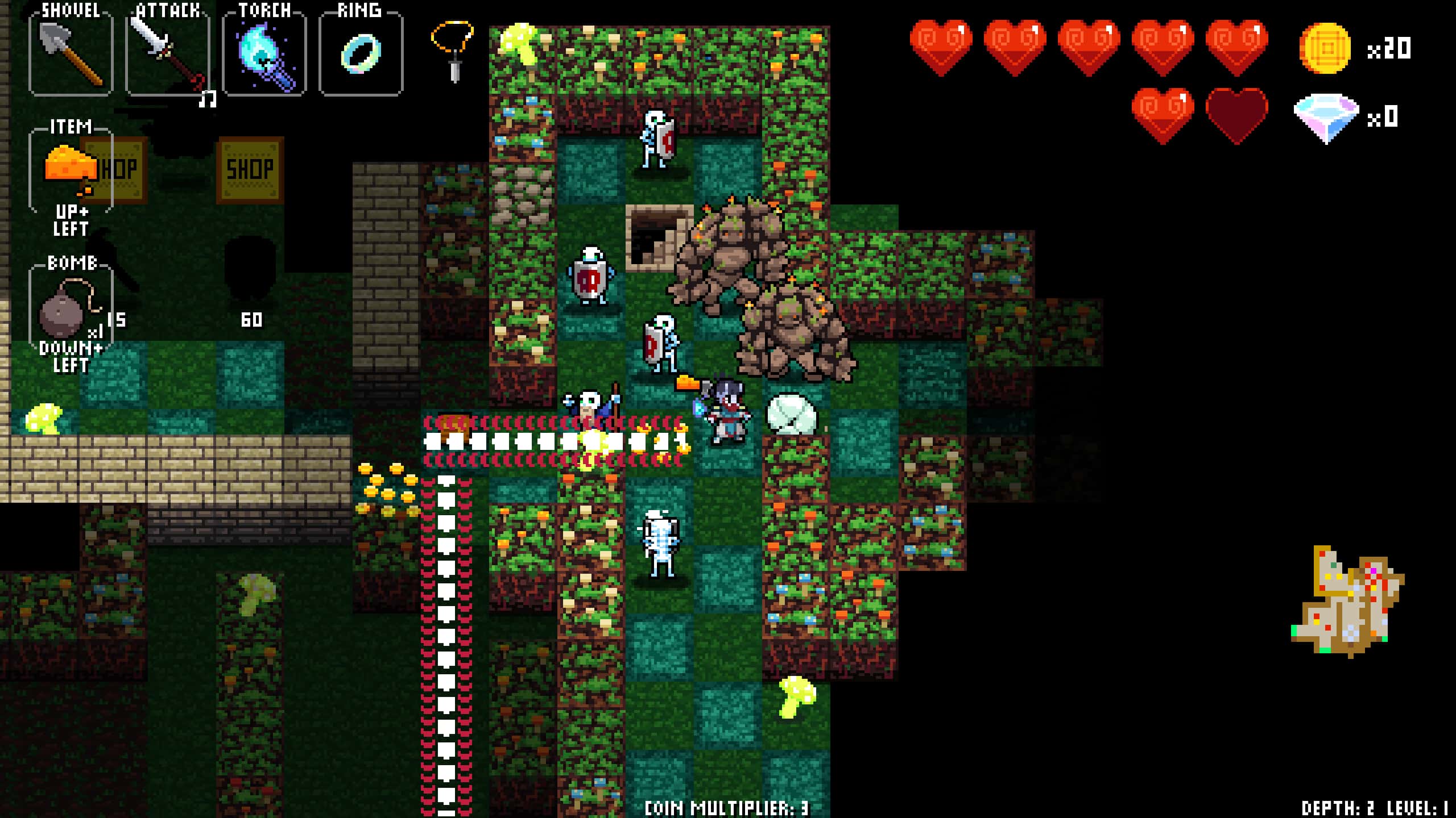 #3. Crypt of the NecroDancer: SYNCHRONY (GOG) By: Brace Yourself Games