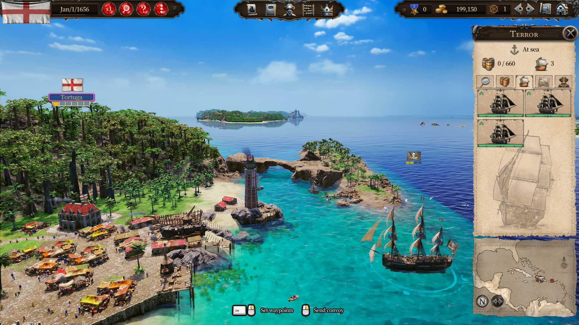 #3. Port Royale 4 - Buccaneers (GOG) بواسطة: Kalypso Media Digital