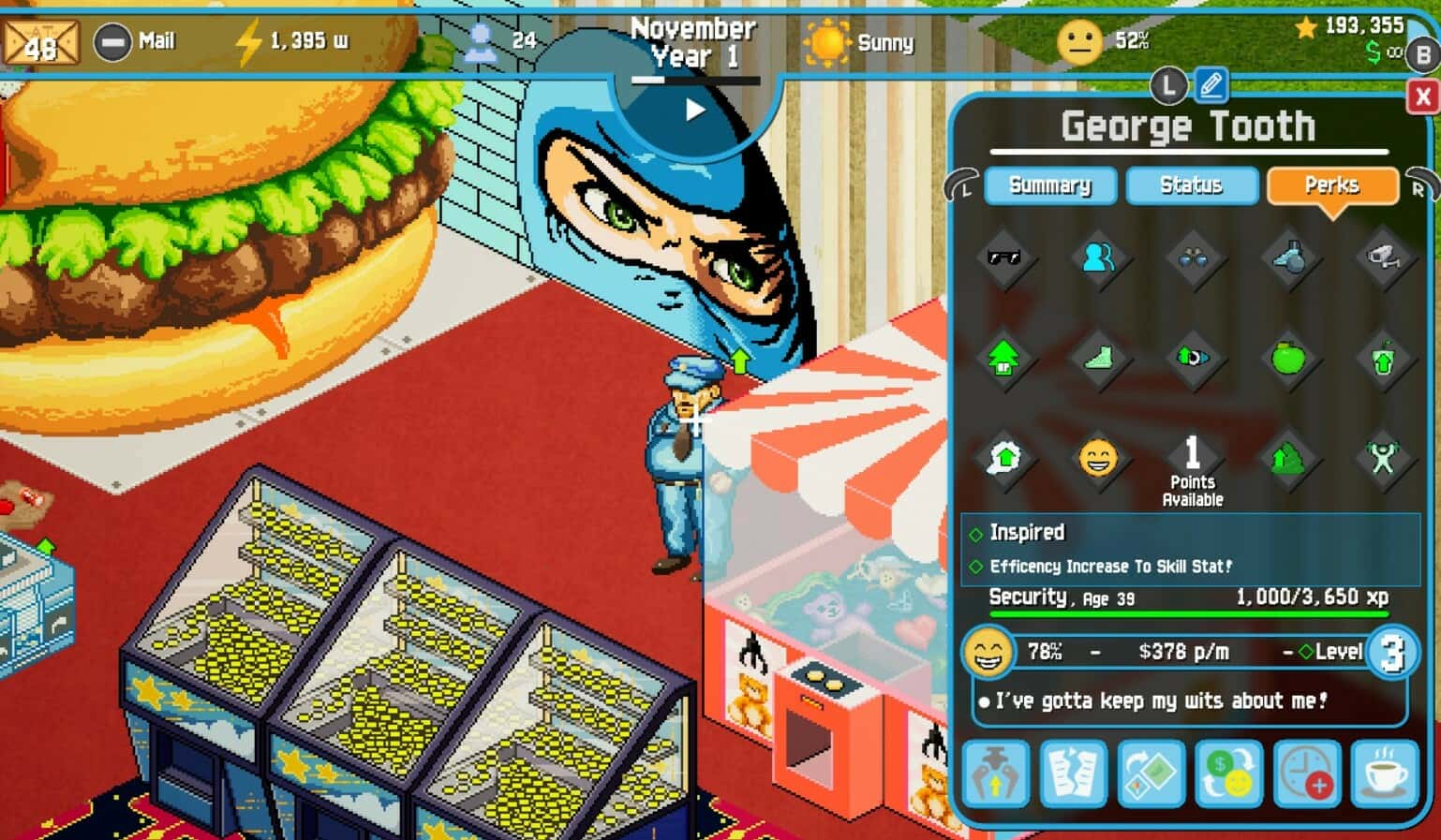 #5. Arcade Tycoon ™ : Simulation Game (GOG) Bởi: Vincent Ltd