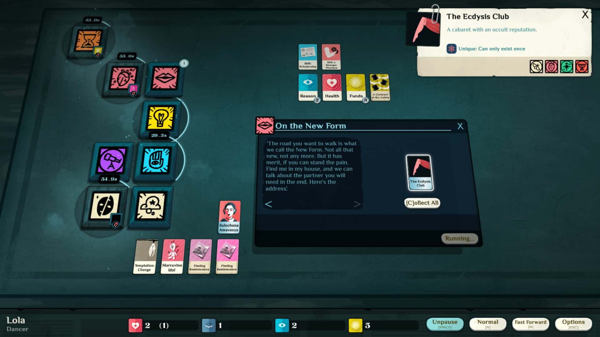 #6. Cultist Simulator: The Dancer (GOG) Door: Weather Factory