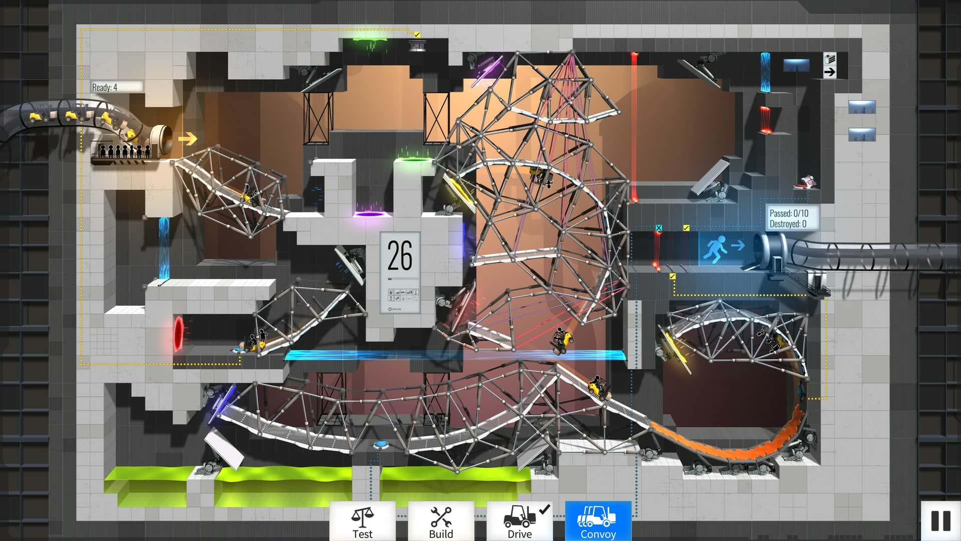 #2. Bridge Constructor Portal - Portal Proficiency (GOG) โดย: Headup