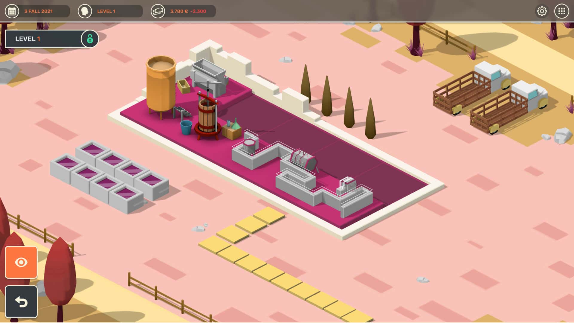#5. Hundred Days - Winemaking Simulator (GOG) Podle: Broken Arms Games