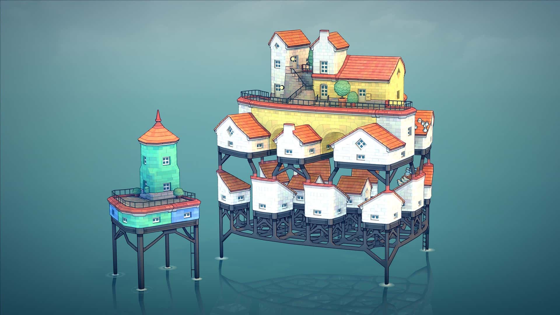 #3. Townscaper (GOG) Bởi: Raw Fury