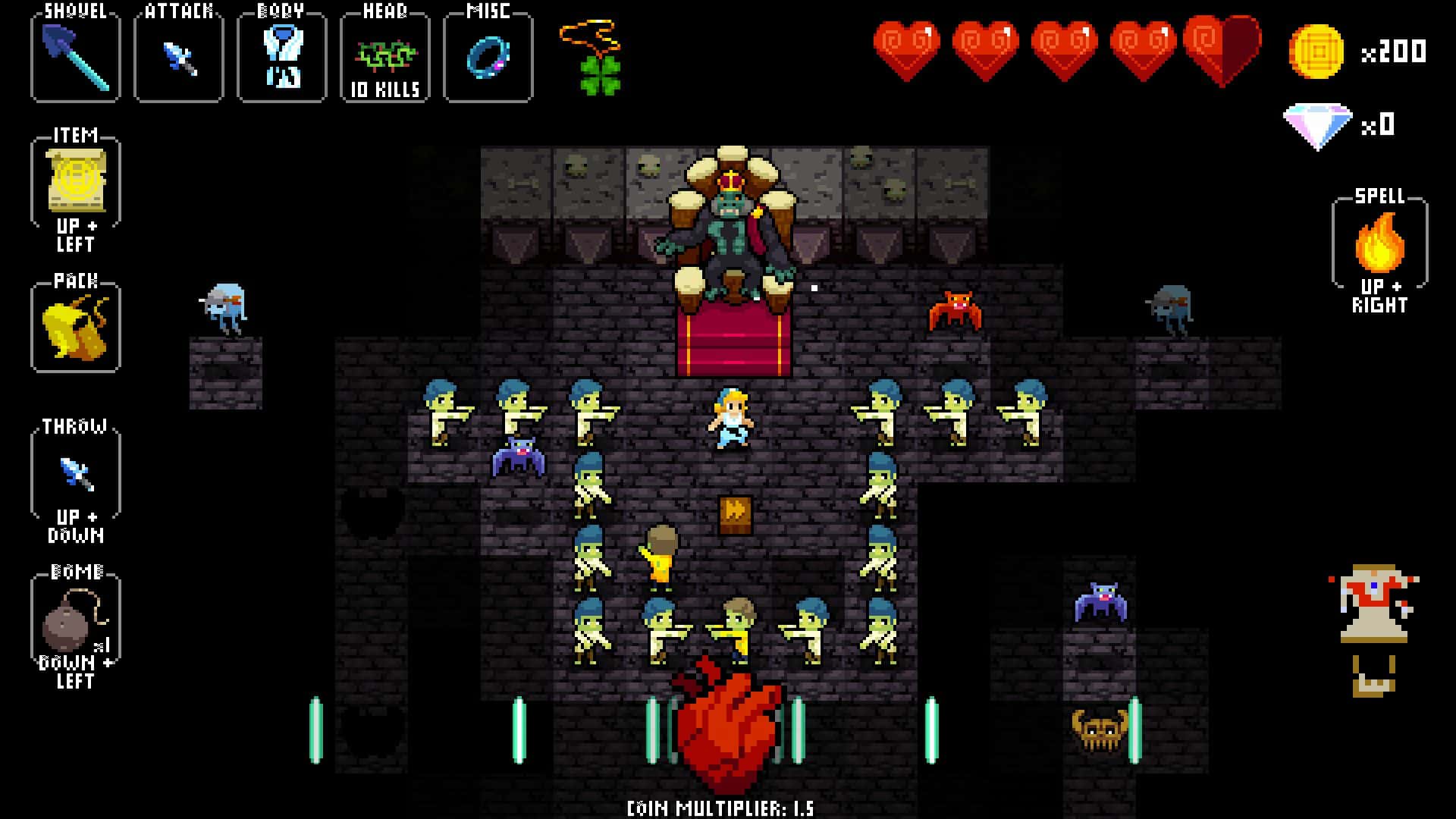 #1. Crypt of the NecroDancer (GOG) 由: Brace Yourself Games