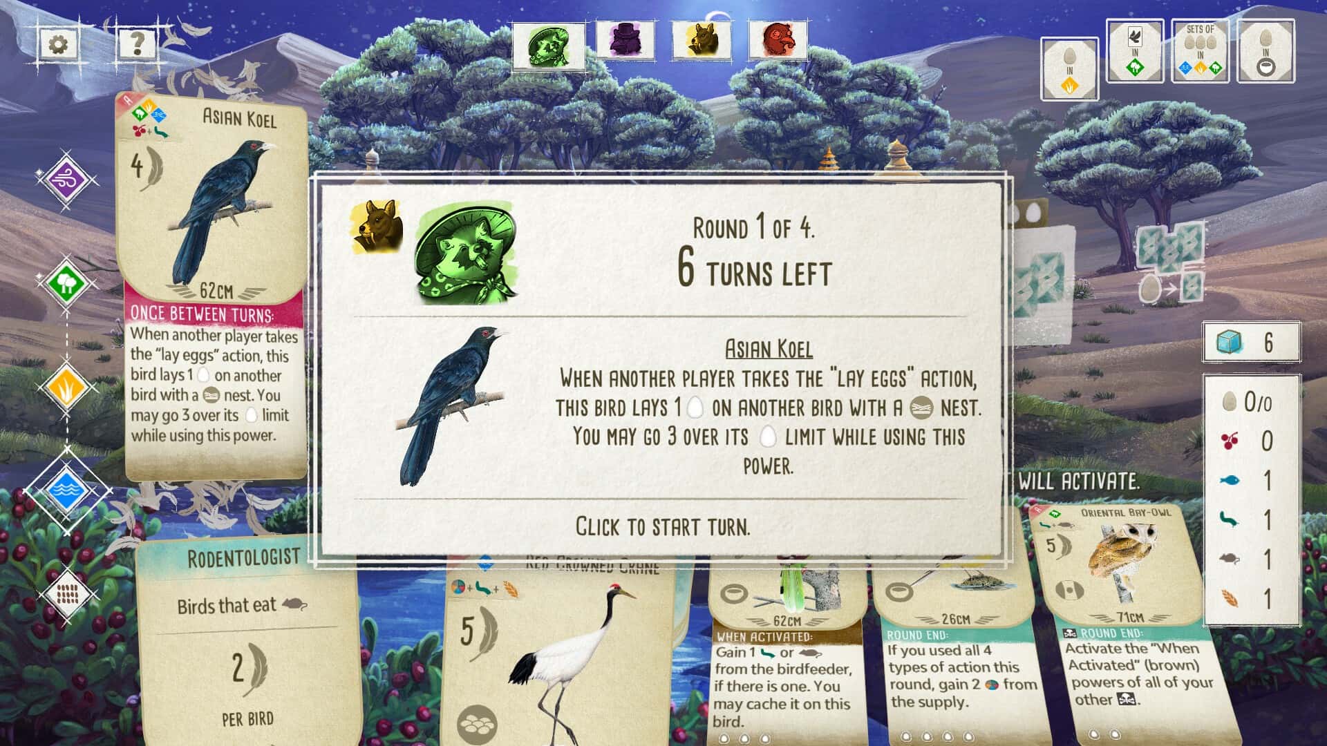 #4. Wingspan: Asia Expansion (GOG) 来自: Monster Couch, Stonemaier Games, indienova