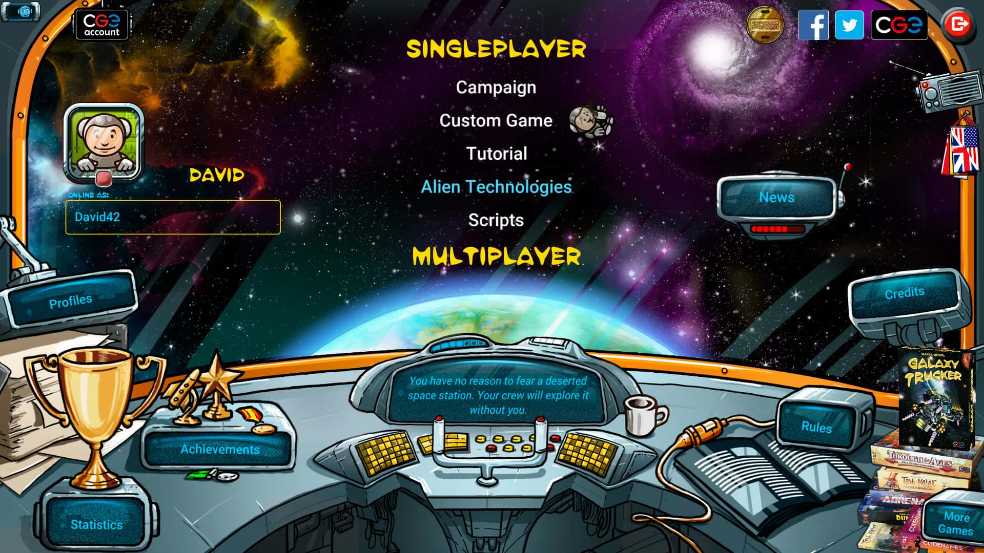 #7. Galaxy Trucker: Extended Edition (GOG) Podle: CGE Digital