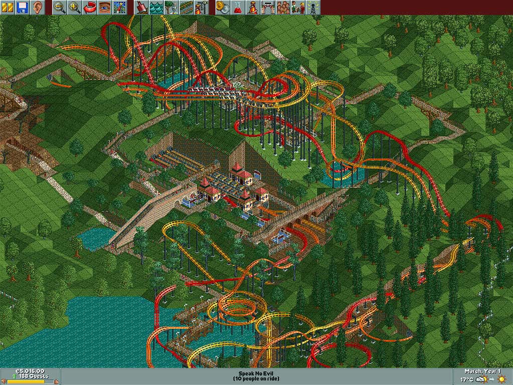 #3. RollerCoaster Tycoon® Deluxe (GOG) di: Atari
