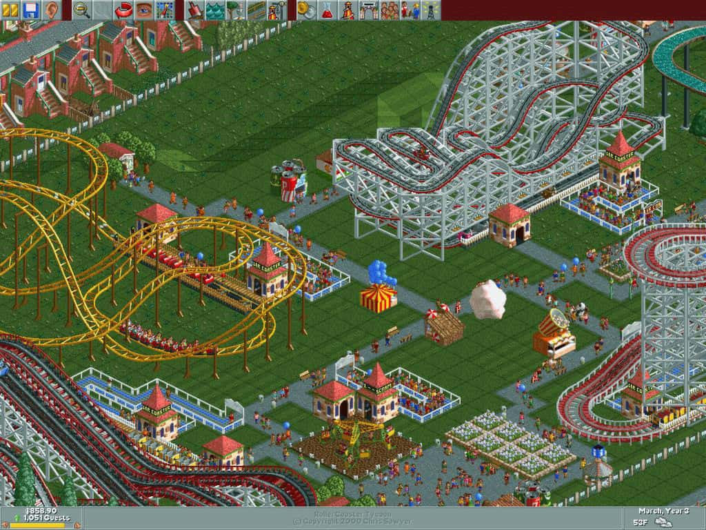 #4. RollerCoaster Tycoon Bundle (GOG) От: Atari