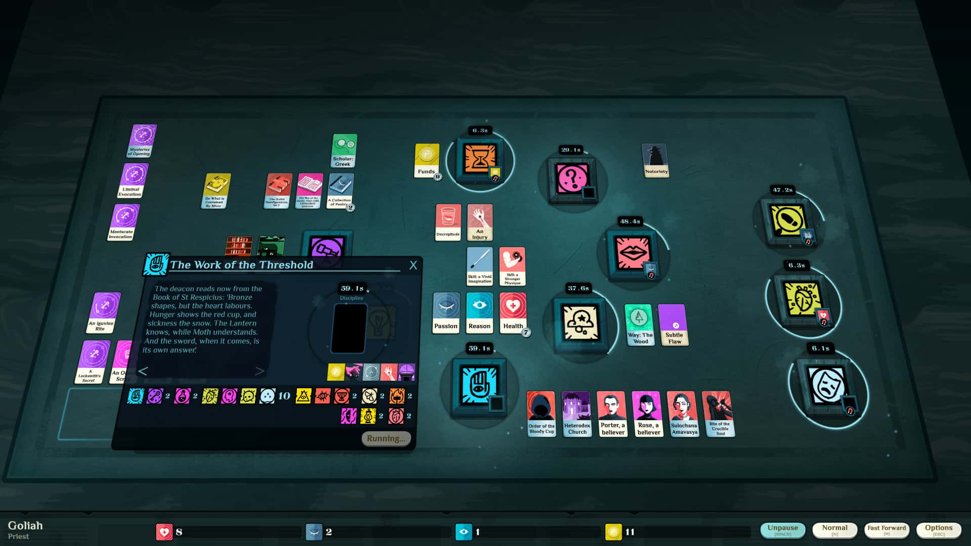 #2. Cultist Simulator: The Priest (GOG) 由: Weather Factory
