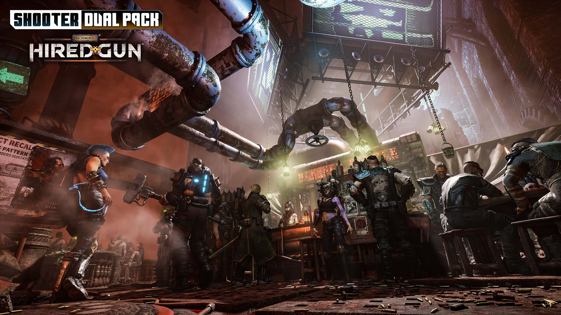 #2. Shooter Dual Pack - Necromunda: Hired Gun + Space Hulk: Deathwing - Enhanced Edition (GOG) Podle: Focus Entertainment