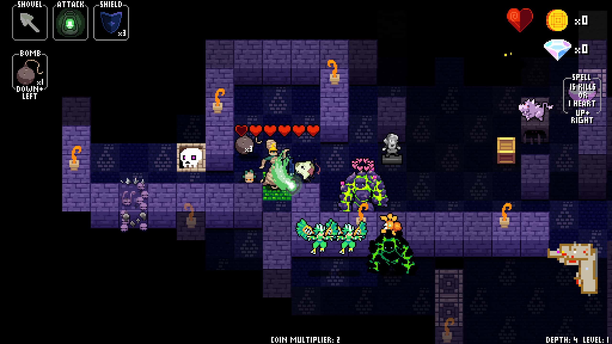 #1. Crypt of the NecroDancer: SYNCHRONY (GOG) By: Brace Yourself Games
