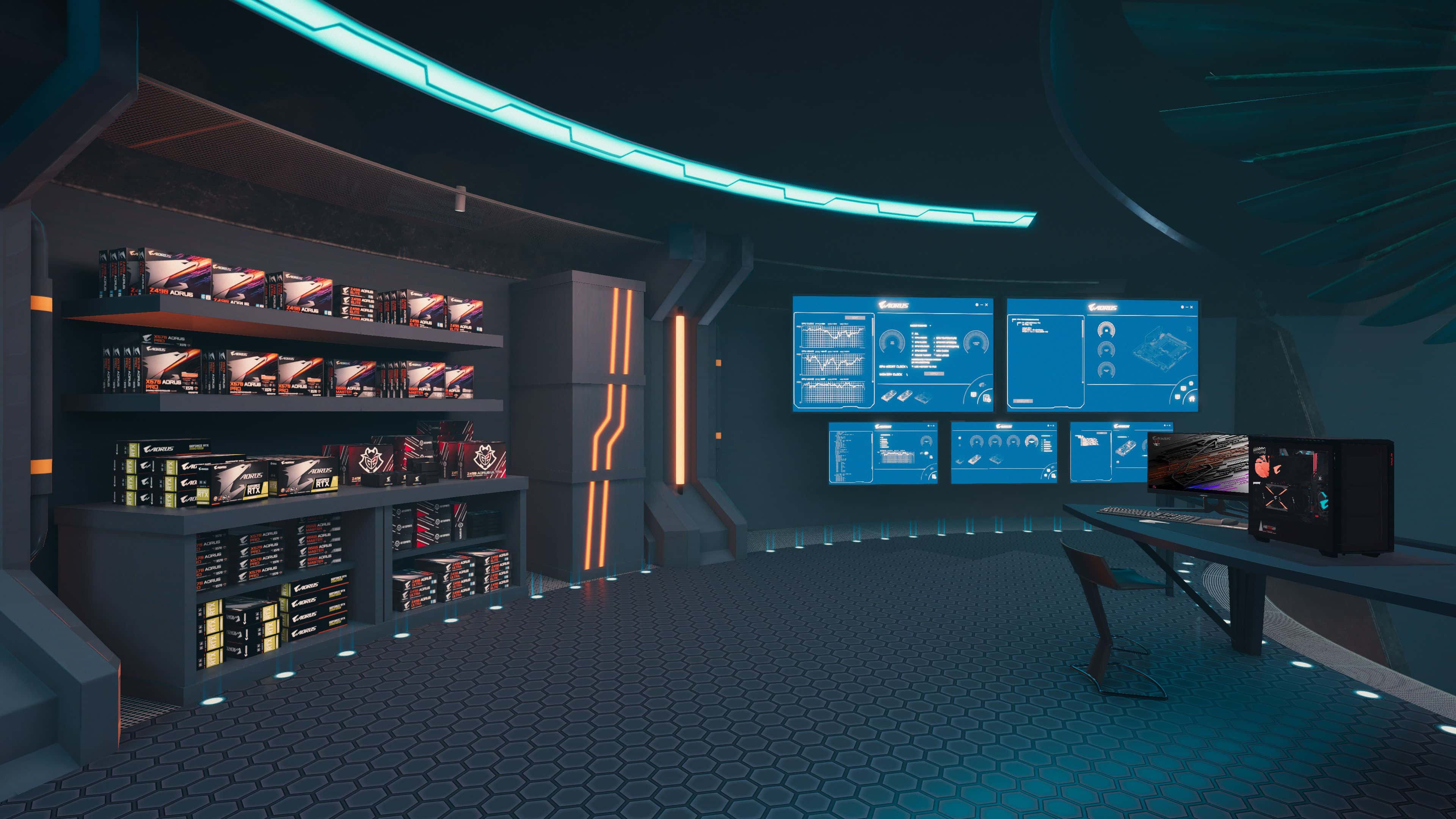 #4. PC Building Simulator - AORUS Workshop (GOG) โดย: The Irregular Corporation