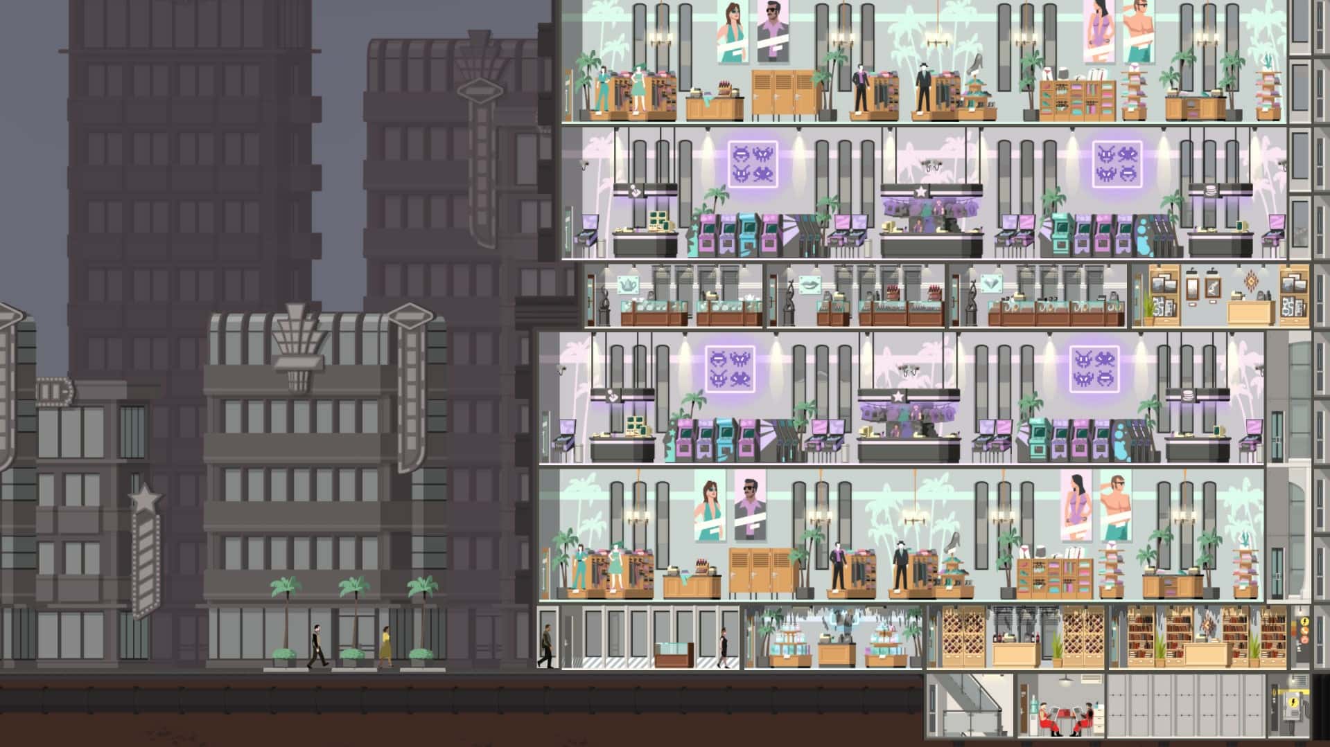 #3. Project Highrise: Miami Malls (GOG) Bởi: Kasedo Games