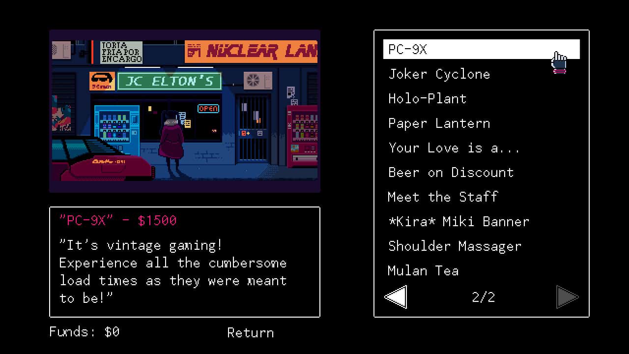 #6. VA-11 Hall-A: Cyberpunk Bartender Action (GOG) Bởi: Ysbryd Games