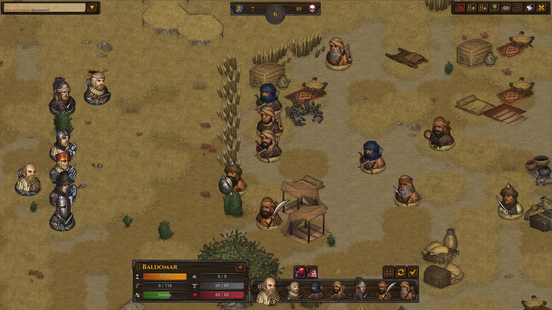 #7. Battle Brothers - Blazing Deserts (GOG) بواسطة: Overhype Studios