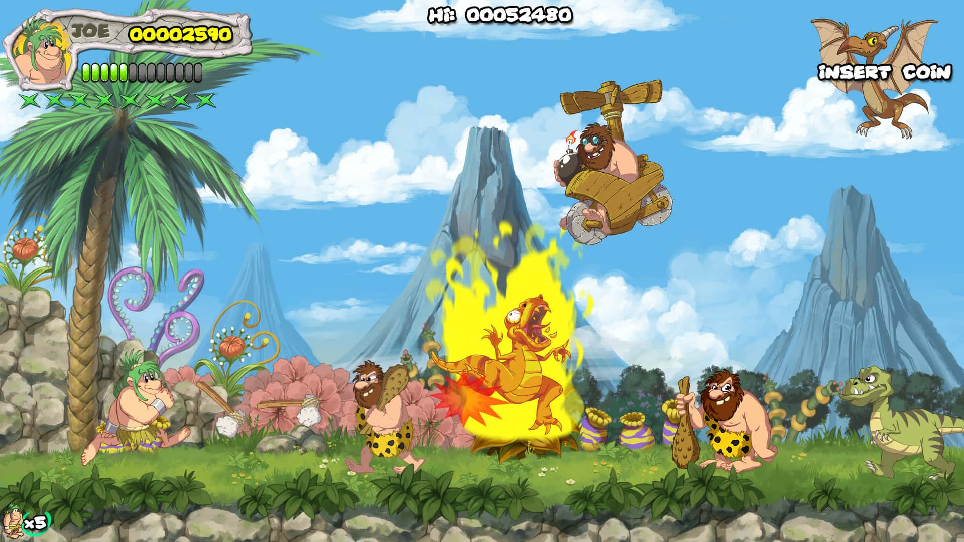#1. New Joe & Mac - Caveman Ninja (GOG) Bởi: Microids