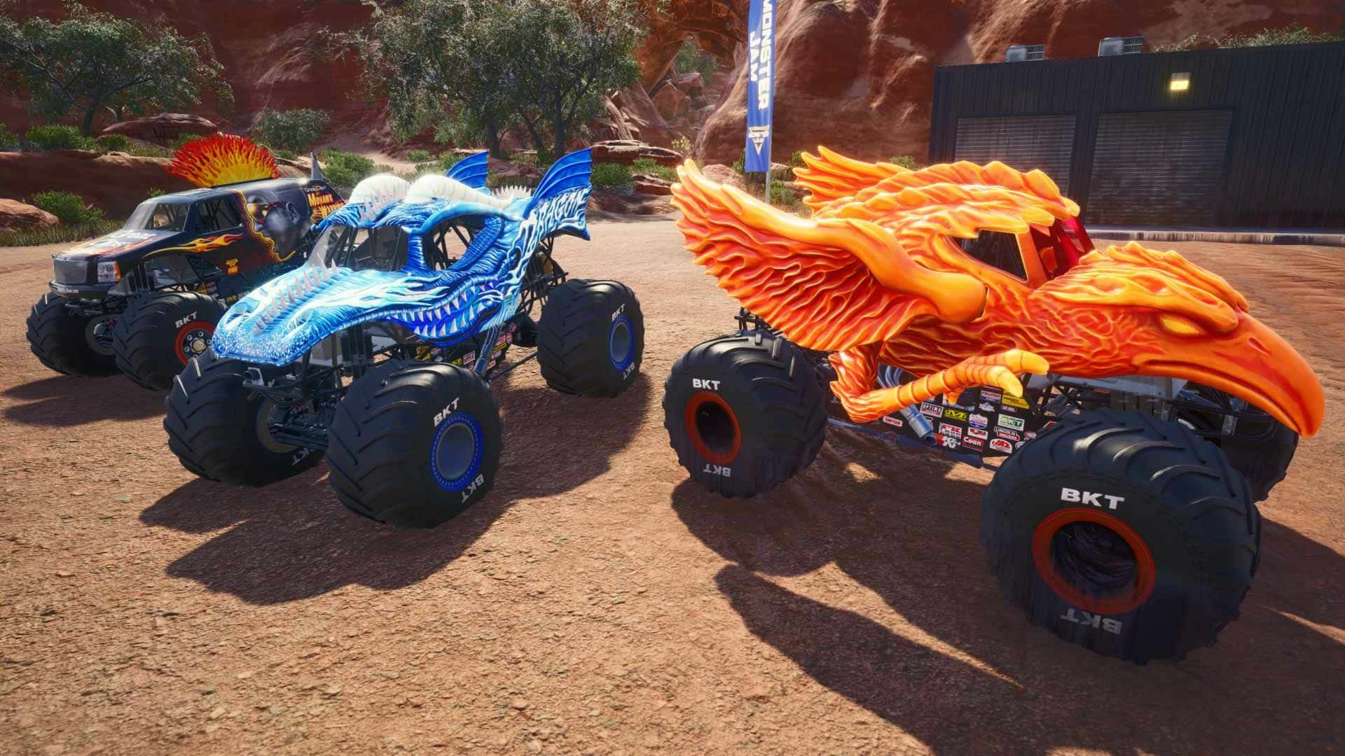 #2. Monster Jam Steel Titans - Fire & Ice Truck Bundle (GOG) De: THQ Nordic GmbH
